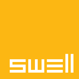 SWELL Yellow and White Square Logo